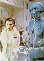 Leia enters the recovery room, concerned for Luke.