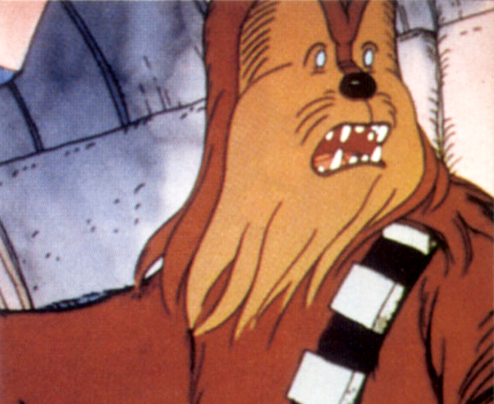 The Star Wars Holiday Special 1978 Cartoon Chewbacca