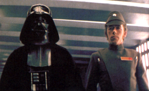 The Star Wars Holiday Special 1978 Imperial Officer Chief Bast with Darth Vader