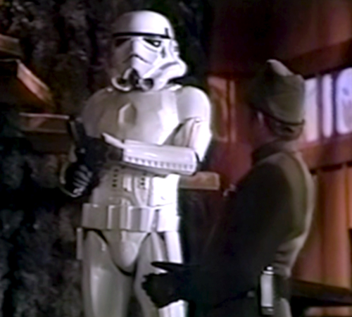 The Star Wars Holiday Special 1978 Imperial Stromtrooper with Imperial Guard Officer