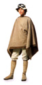 Luke with his floppy Gilligan hat, goggles, and the poncho. From the Star Wars Visual Dictionary.