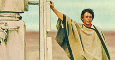 Luke looking stylish in the latest poncho wear. From a Topps Star Wars trading card.