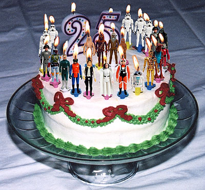 Happy 25th Anniversary! Cake graphics by Mark "JediSluggo" Johnson