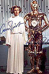 Leia and Threepio 4 (with fake autographs!)